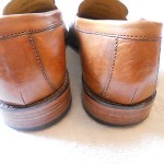 COLE HAAN 8 M Dark Brown Leather C09302 APRON TOE LOAFER Slip-on Tassel Shoe