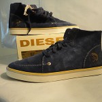 Diesel Blue Suede Sandoka Sneakers Men’s Size 10.5M Mrsp $130