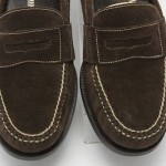 NICE! Mens shoes COLE HAAN chocolate brown suede leather penny loafers sz 10.5 M