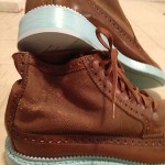 Cole Haan Jayhawker SoHo Exclusive Men’s Wingtip Leather Light Brown Blue Shoes