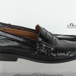 Mens Cole Haan Stylish Black Leather Loafers/Moccasins Shoes Sz. 5 M