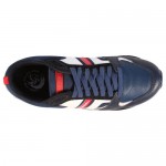 Diesel Mens Gunner Blue Casual Leather Lace Up Sneakers Shoes