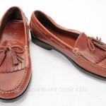 COLE HAAN 12 D dark brown leather C01252 APRON TOE BOAT cluny cup tassel shoe