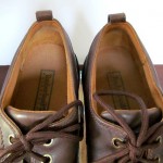 Mens sz 10 M brown leather Timberland lace tie oxford casual work shoes