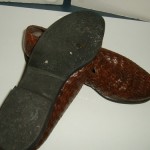COLE HAAN RESORT BROWN WOVEN LEATHER LOAFER SIZE 9B