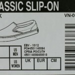NEW Vans Classic Slip-On VN-0EYEBLK Black White Authentic Canvas Shoes Men