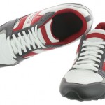 Diesel Long Term Gunner Y00326-PS973-H4709 White Grey Red Cow Leather Shoes Men