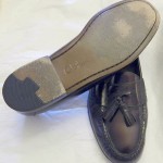 Cole Haan Leather Loafers  Mens 10 D Cordovan Burgundy Tassel