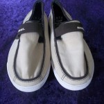 Mens Diesel slip on tennis shoe tan natural size 9