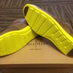 Men’s Cole Haan Lunargrand Leather Wingtip Brown Grey/Volt 10.5M New w/ box