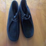 st. johns bay wallabee shoes black sz 12 clarks