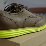 New Cole Haan Fragment LUNARGRAND Wingtip Grey Green Leather 11 Rare Limited