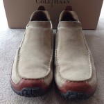 COLE HAAN WATERPROOF 10 M Suede Leather Loafers Slip On Shoes NIB New In box