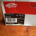 authentic SUPREME X VANS Authentic Pro sz 10.5 coral and check