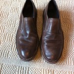 Cole haan slip on dark brown / chocolate oxfords with Nike Air