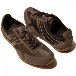 $225 Hugo Boss ORANGE Label Lace-up Sneakers Black Mens 7 40 Trainers 6.5 Grey