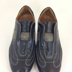 Men’s COLE HAAN Loafers Black Gray Sneakers Slip On Driving Shoe 11 M
