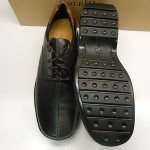 NEW COLE HAAN ZENO SOFT BLACK LEATHER UPPER SPLIT SEAM 4 EYELET OXFORDS