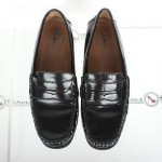 Mens Cole Haan Stylish Black Leather Loafers/Moccasins Shoes Sz. 5 M