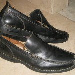 Mens Cole Haan Nike Air Black Leather Classic Loafers sz 13 M