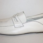 Cole Haan Men’s White Leather Slip On Loafer Driving Moccasins Size 12 M