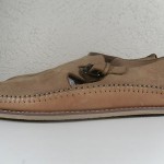 11M Men Tan COLE HAAN Resort Leather Strap Loafer