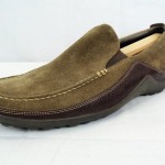 Cole Haan Mens Olive Suede Leather Driver Moc Loafer Shoes Size 11.5M