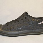 Diesel EXPOSURE LOW CANVAS Mens CASUAL Tennis shoes Sneakers SIZE 12 NEW BLACK