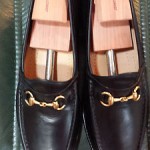 Cole Haan Men’s Black Leather Italian Loafers w/Gold Horsebit – New Size 12D