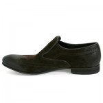 Hugo Boss Men’s Shoes Resolute Dark Brown Suede Wing Tip Slip On Made In Germany