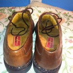 MENS COLE HAAN BROWN OXFORDS CASUAL SIZE 9 M USED