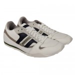 Diesel Mens Gunner White Casual Leather Lace Up Sneakers Shoes