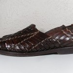 8M Men Dark Brown COLE HAAN Resort Leather Woven Loafer