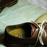 Excellent Perfect Summer 10M Cole Haan Oxford 3 Eye Blutcher Mens Leather Shoes