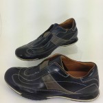 Men’s COLE HAAN Loafers Black Gray Sneakers Slip On Driving Shoe 11 M