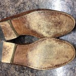 Men’s Sz. 11 Bragano Cole Haan Woven Brown Italian Leather Loafers Dress Shoes