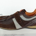 Mens BOSS HUGO BOSS Stylish Brown leather Fashion Sneakers sz 43 M $350