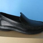 New Mens Cole Haan Keating Venetian Black Leather Slip-On Loafers, Size 8 M