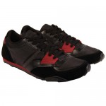 Diesel Mens Matthew Black Red Casual Lace Up Sneakers Shoes