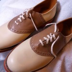 Cole Haan Leather Saddle OXFORD with rubber sole. New.