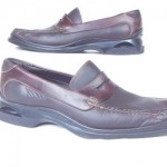Cole Haan Nike Air Two Tone Brown Leather Penny Loafers Size 12M
