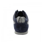 Hugo Boss Mens Sneakers Orange Label Silvans Dark Blue Leather/Suede Lace Up