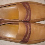 Mens Cole Haan Tan All Leather Classic Driving Loafers sz 10.5 M
