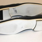 $395 Hugo Boss ‘Crentos’ Size 11 Leather lace-up Shoes in Dark Blue/White