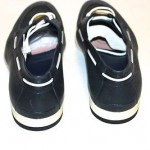 $395 Hugo Boss ‘Crentos’ Size 11 Leather lace-up Shoes in Dark Blue/White