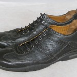 COLE HAAN Nike Air black leather walking/casual shoes sneakers Men’s sz 8.5 M