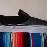 VANS Classic Slip-On Men’s Skate Shoes (Chambray) Black Size 9.5 NIB! NICE!