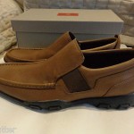 NEW COLE HAAN MEN MAXWELL SLIP ON 8 MENS LIGHT BROWN CRIMSON WATERPROOF LEATHER
