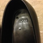 MENS BLACK HUGO BOSS  SZ.9.5SZ.