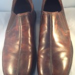 COLE HAAN Mens Brown Leather Slip On Size 9.5 M Medium